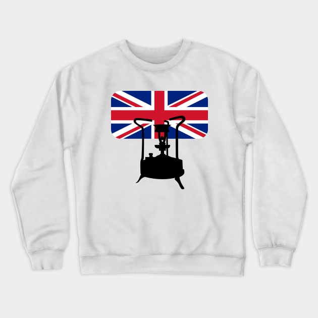 Union Jack and Paraffin pressure stove Crewneck Sweatshirt by mailboxdisco